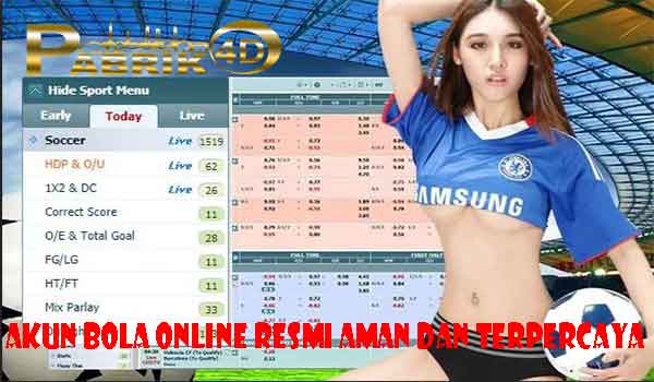 Akun Bola Online Resmi Aman dan Terpercaya